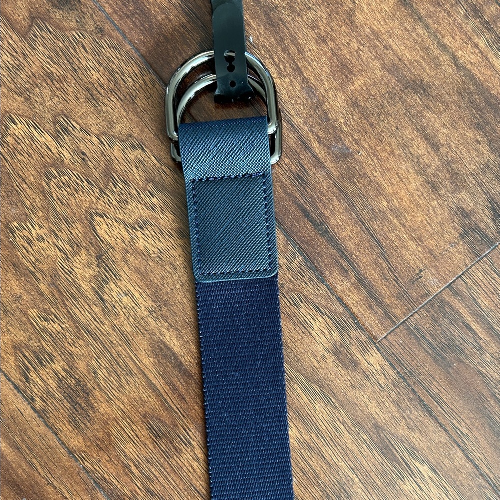 Express Men's Navy Belt - Picture 3 of 6